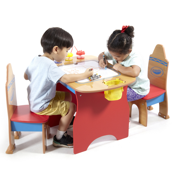 Crayola wooden table & chair set best sale